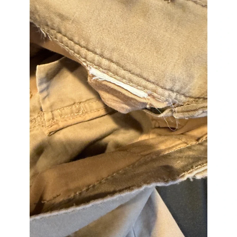 Zara Man Basic Tan Khaki Chino Pants Mens 29 Slim Straight Gorpcore Preppy Basic